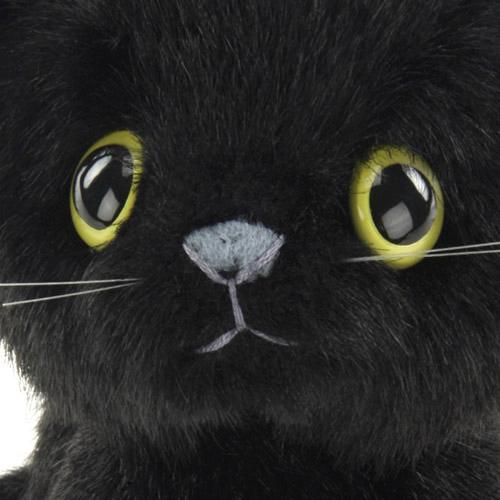 NAO’S stuff 黒猫 ぬいぐるみ イエローアイ 8㎝ レア ねこ雑貨 ぬいぐるみ】猫のぬいぐるみ ドロップス 黒猫 イエローアイ